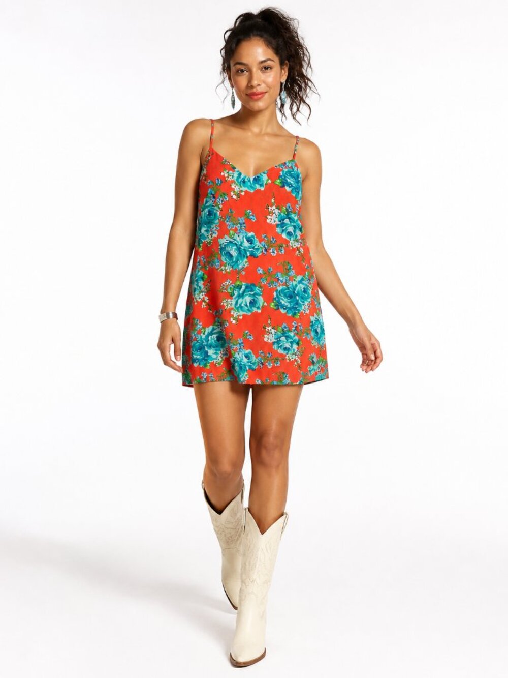 Show Me Your Mumu Circus Mini Dress Multicolor Size M Boho Floral